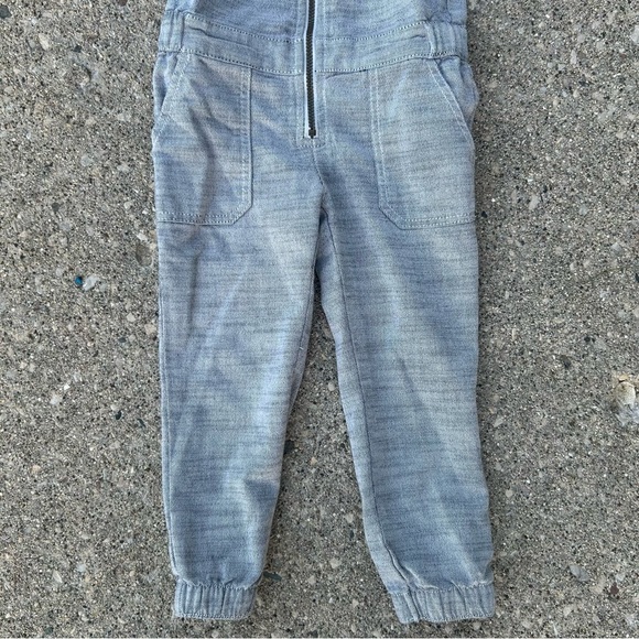 Genuine Kids OshKosh Denim Jumpsuit Coverall “I’m With the Band” 4T Toddler - Picture 4 of 12